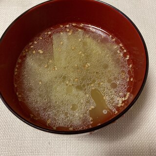 うちのスープ　キャベツの中華スープ